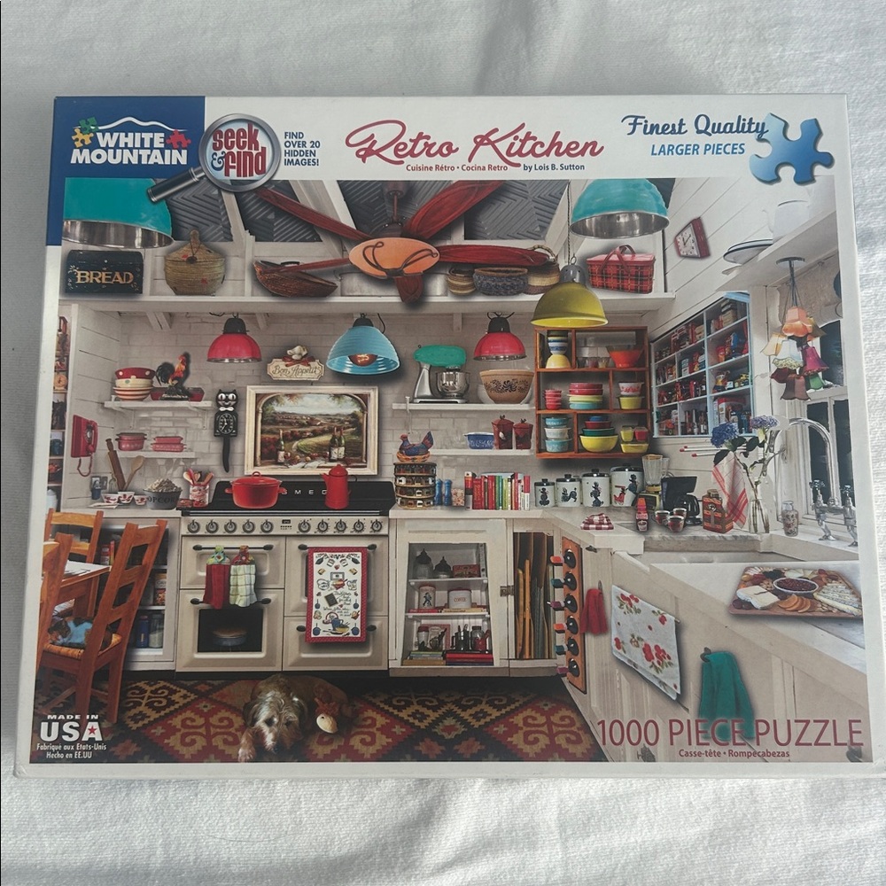 White Mountain Retro Kitchen Puzzle